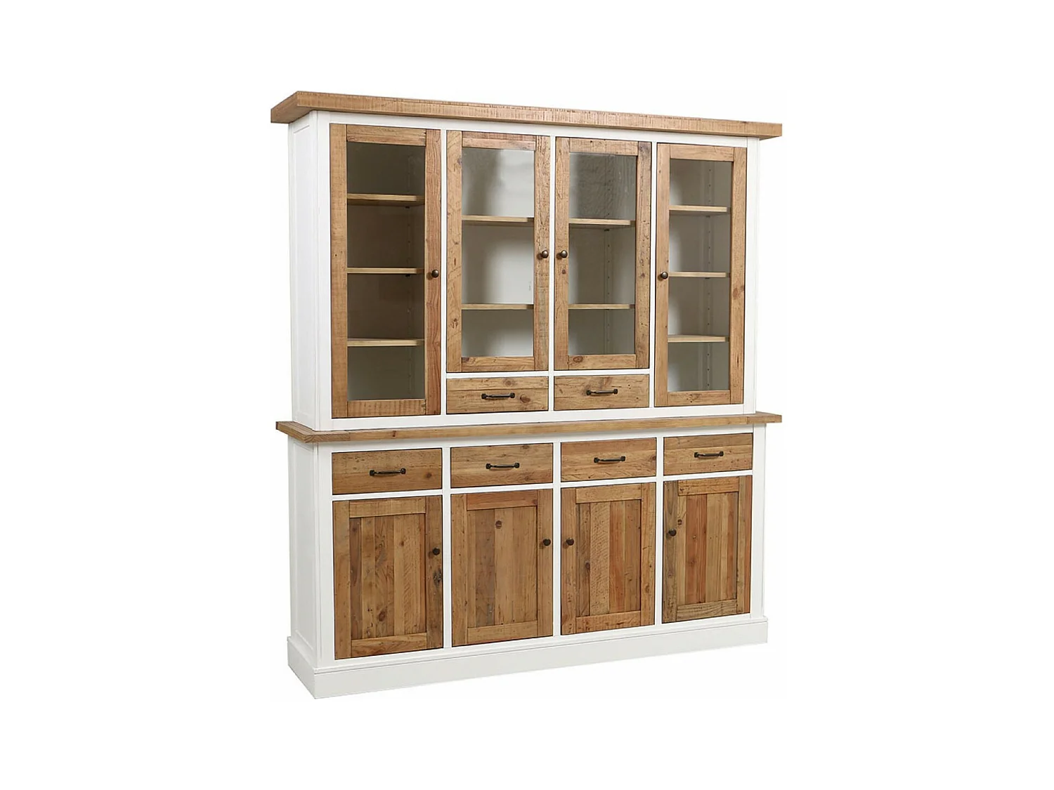 Buffet vaisselier Bois Blanc - Rivages Interior's
