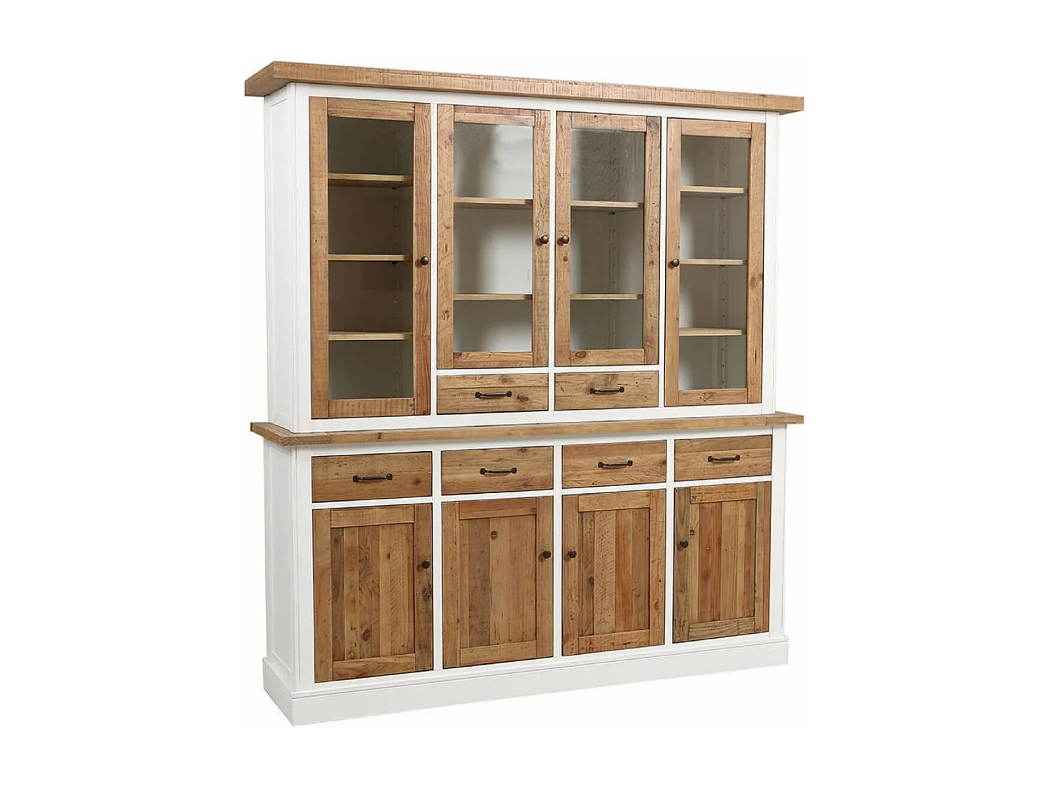 Buffet vaisselier MDF Blanc - Rivages Interior's