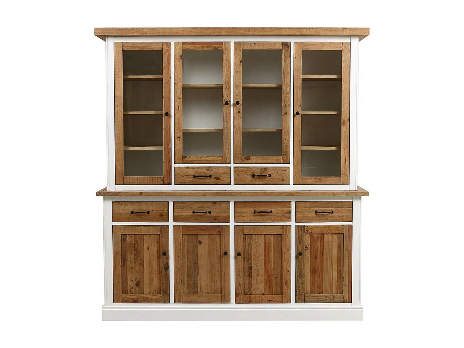 Buffet vaisselier MDF Blanc - Rivages Interior's