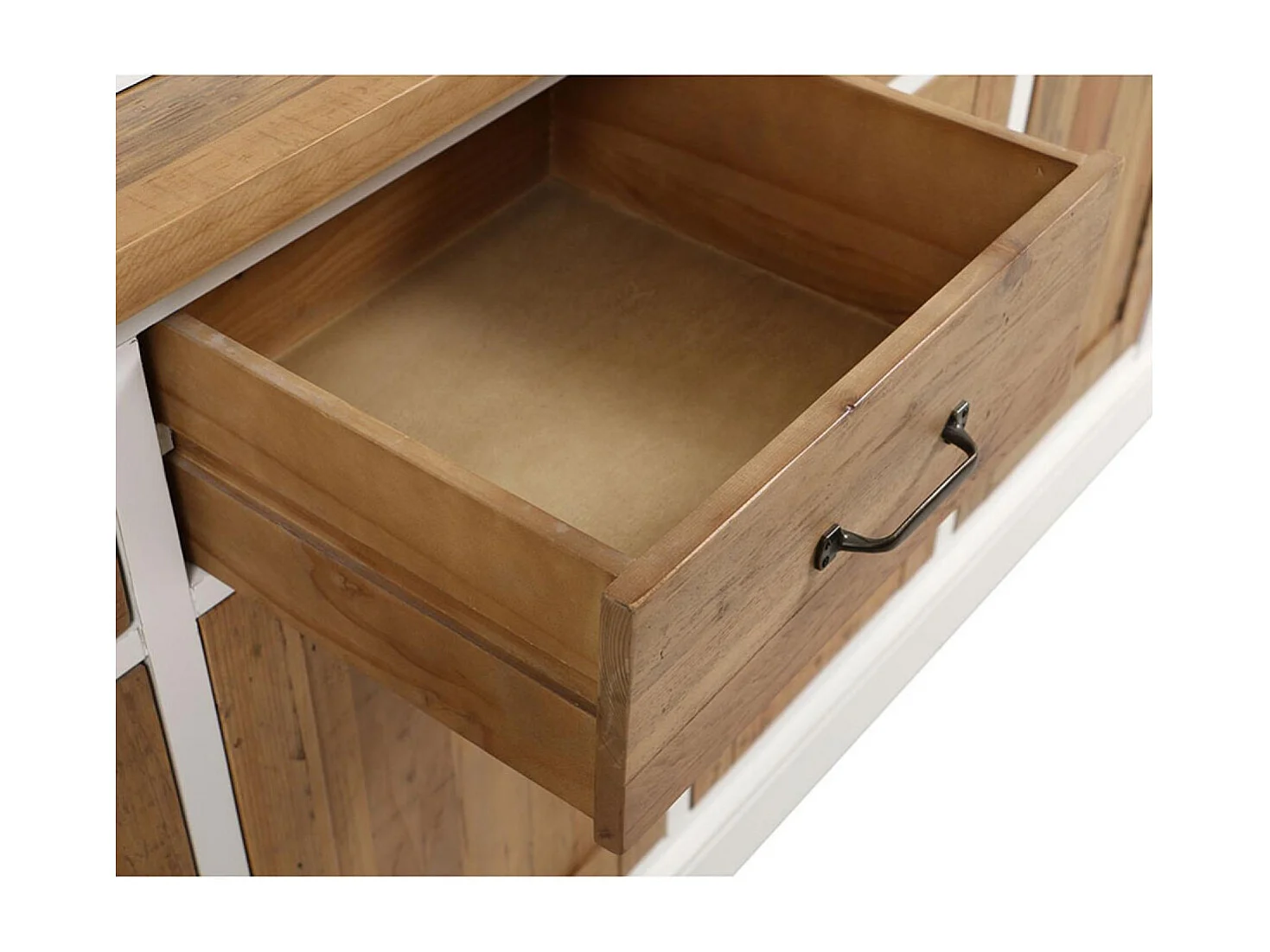 Buffet vaisselier MDF Blanc - Rivages Interior's