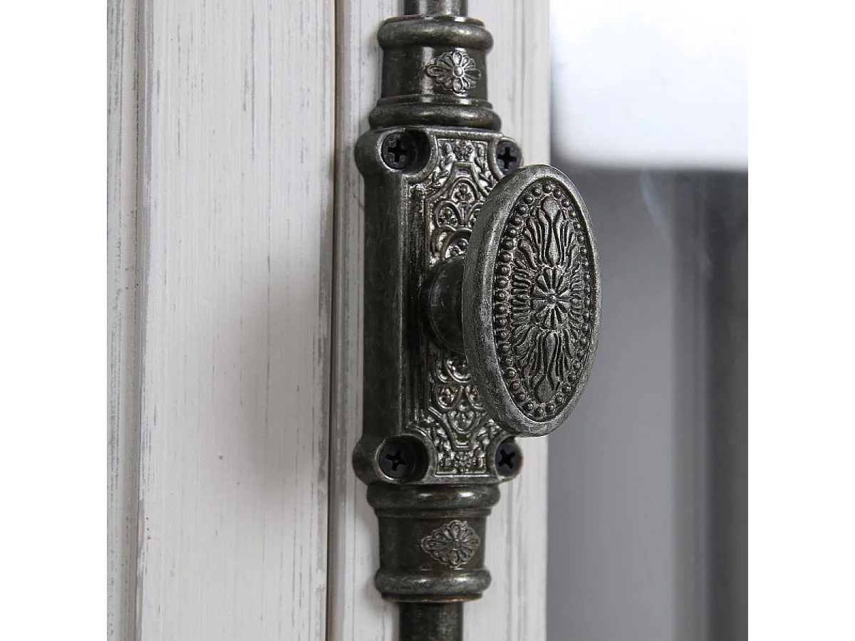 Buffet vaisselier 4 portes vitrées MDF Blanc - Bruges Interior's