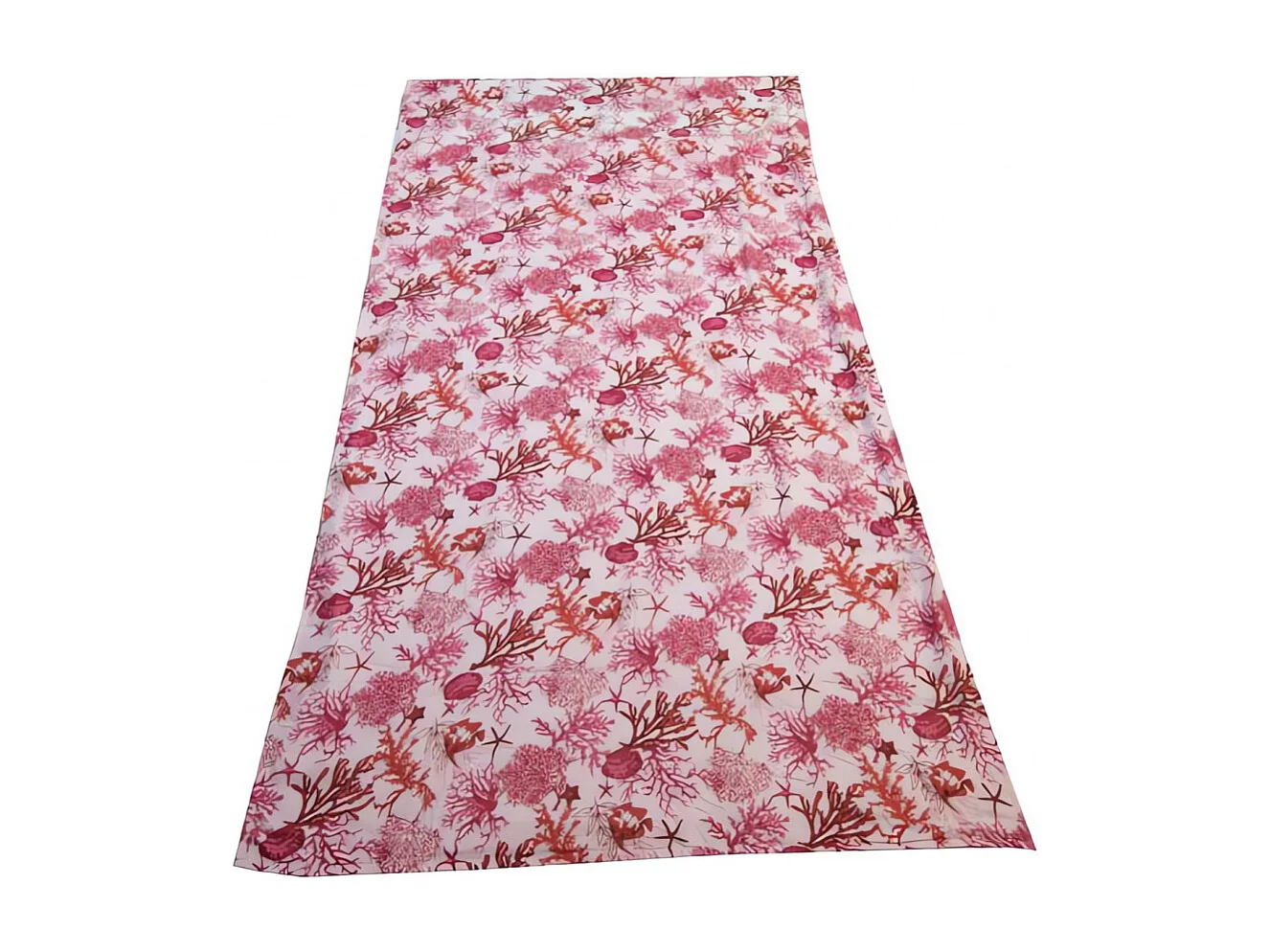 Fouta de algodón forrada con rizo 100x200 cm CORAIL, de Soleil d'ocre