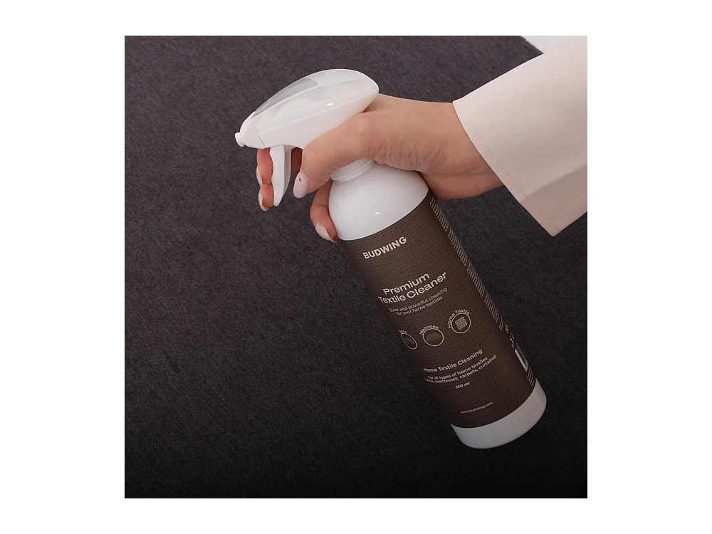 BUDWING Premium Reinigungsspray - Entfernt Flecken und Gerüche von Sofas, Matratzen und Stoffen, sicher und praktisch