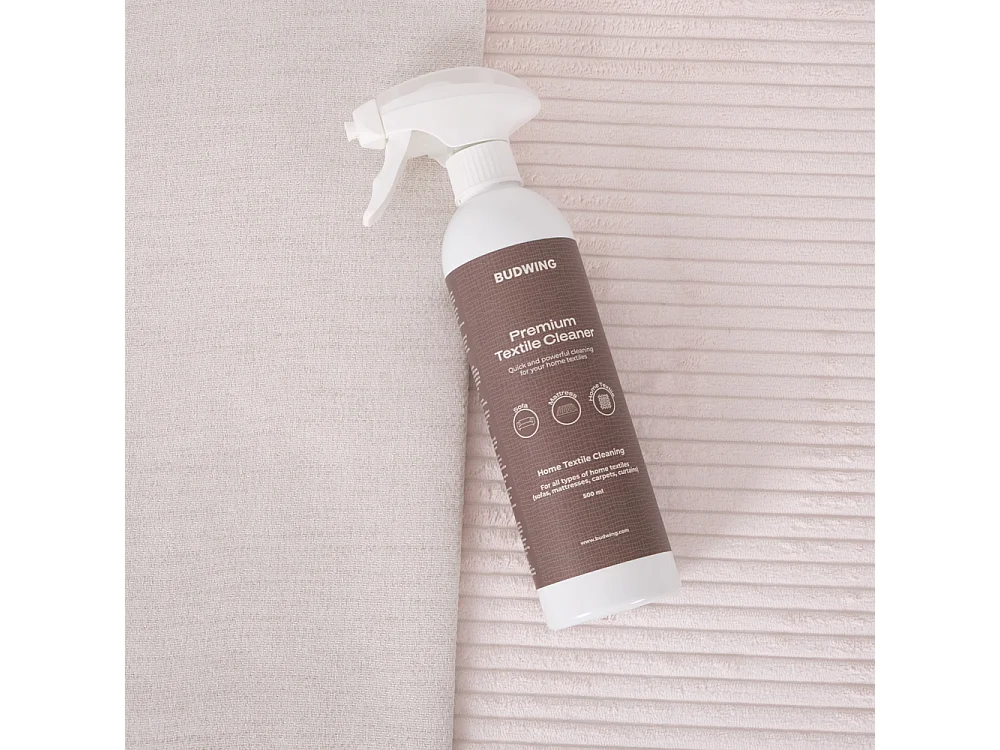 Spray de Limpieza BUDWING Premium - Elimina manchas y olores en sofás, colchones y tejidos, seguro y práctico