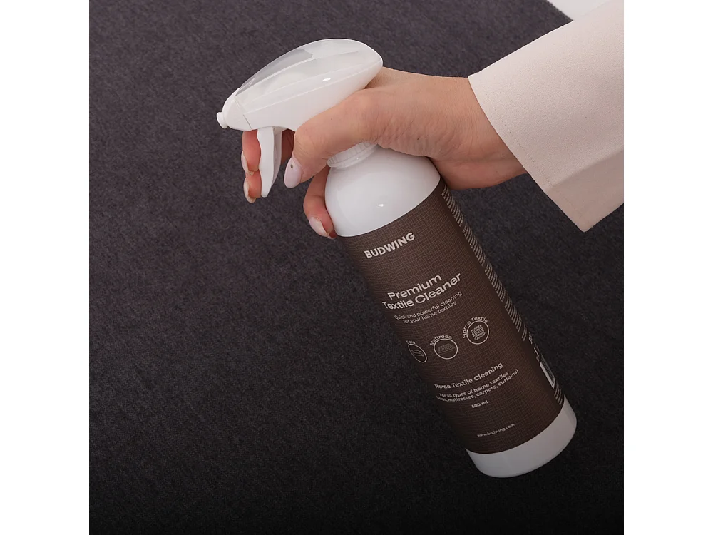 Spray de Nettoyage BUDWING Premium - Élimine les taches et les odeurs sur canapés, matelas et tissus, sûr et pratique