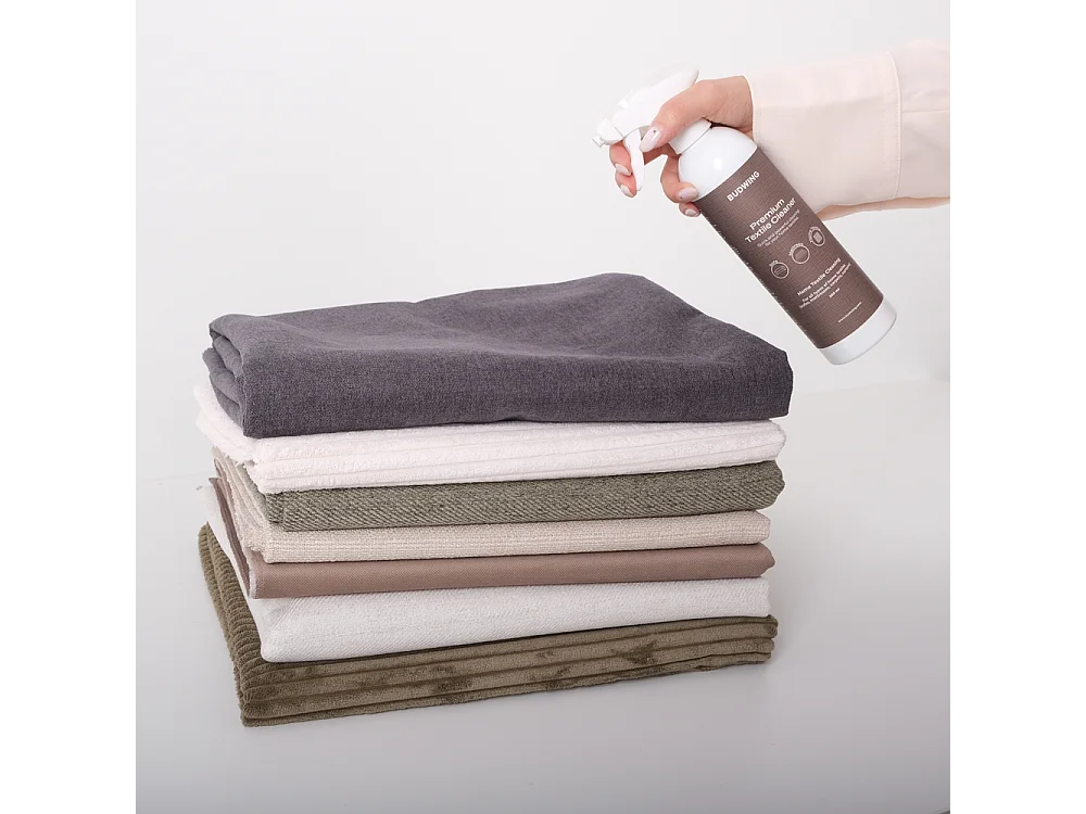 Spray de Limpeza BUDWING Premium para Textêis - Elimina manchas, neutraliza odores para sofás, colchões e tecidos, seguro e prático para uso diário