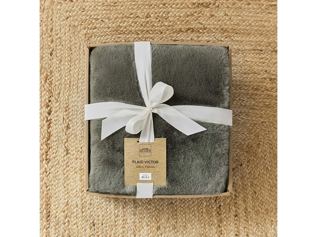 Plaid fausse fourrure 150x200 cm
