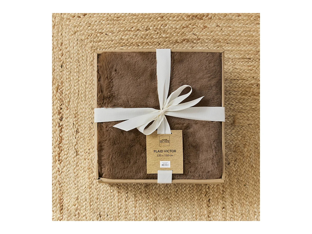 Plaid fausse fourrure 150x200 cm