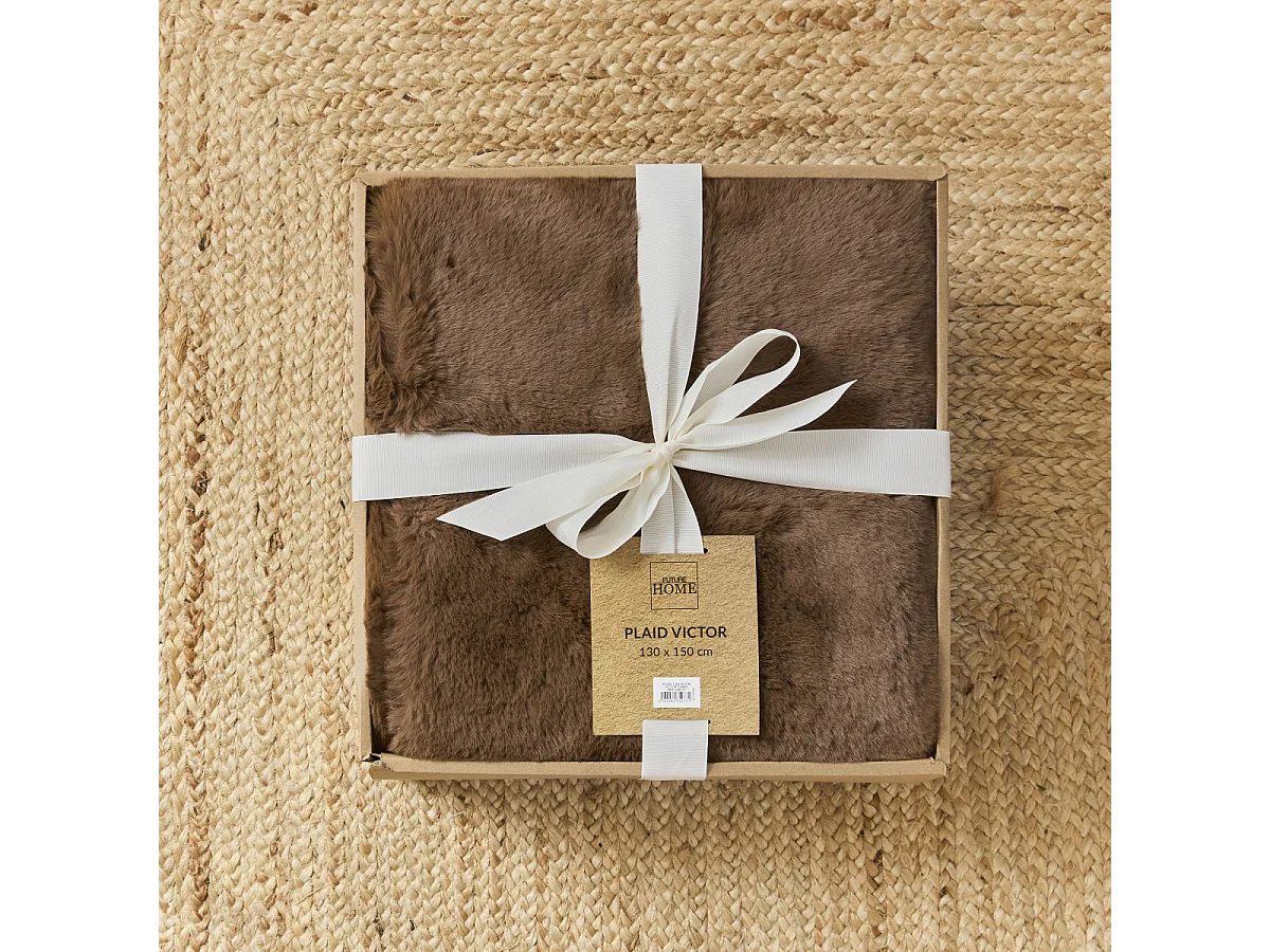 Plaid fausse fourrure 150x200 cm
