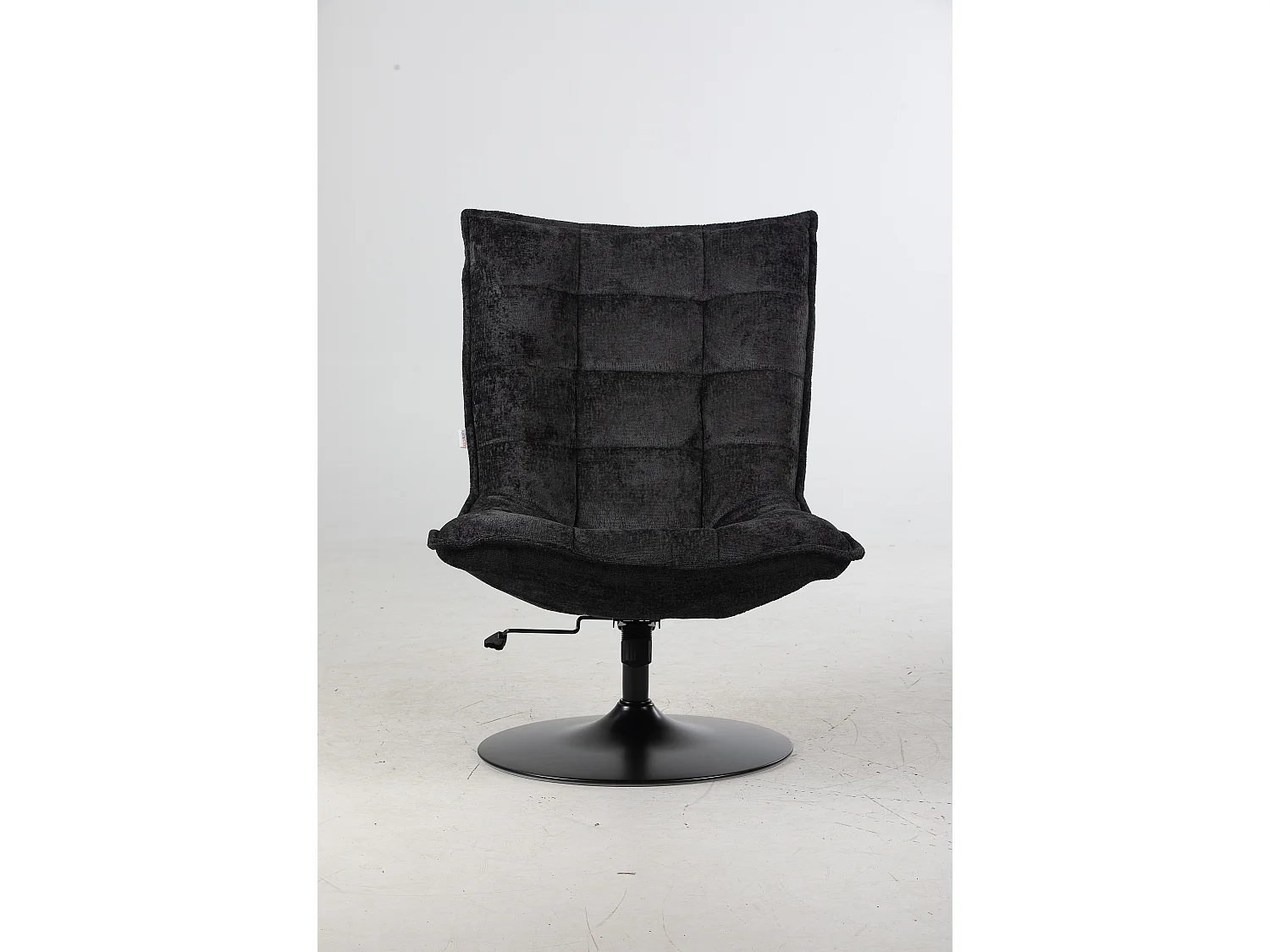 Fauteuil Furnilux - Zwart Stof - Verstelbaar en Draaibaar