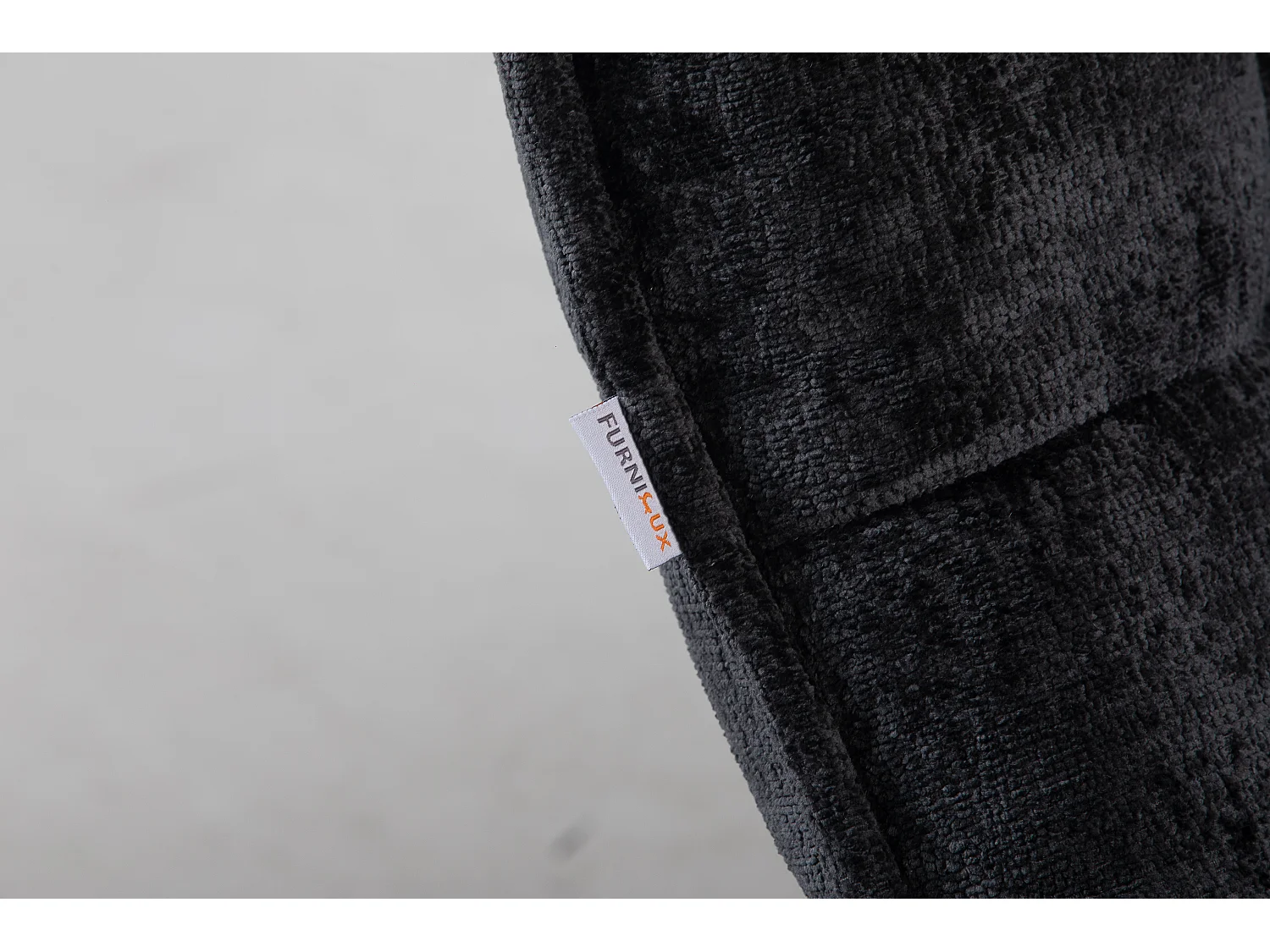 Fauteuil Furnilux - Zwart Stof - Verstelbaar en Draaibaar