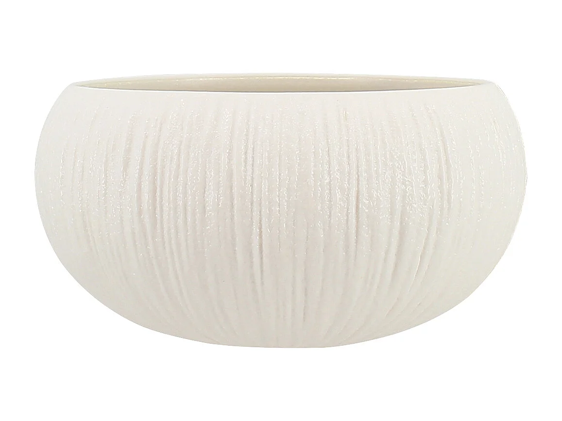 Ogo Living - Lot 6 Bols Urus 10cm En Porcelaine Beige Et Blanc