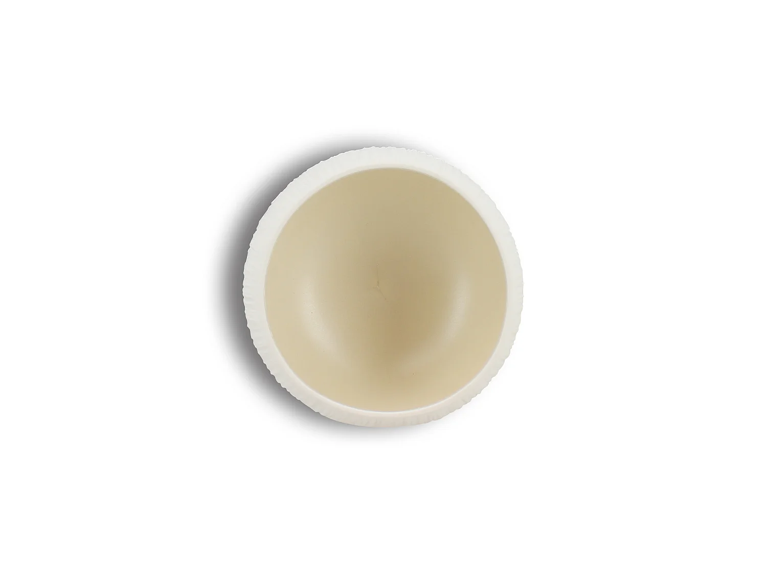 Ogo Living - Lot 6 Bols Urus 10cm En Porcelaine Beige Et Blanc