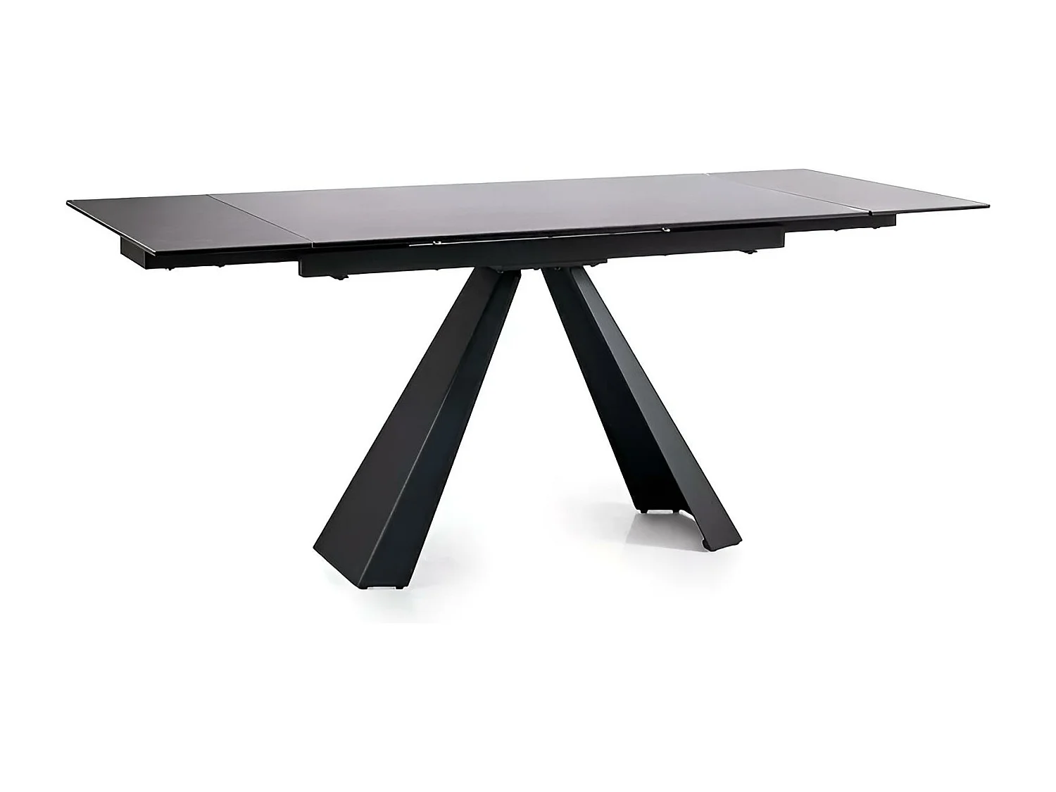 Table de salle à manger  Salvador Corso (90x120-180)/Céramique/Noir