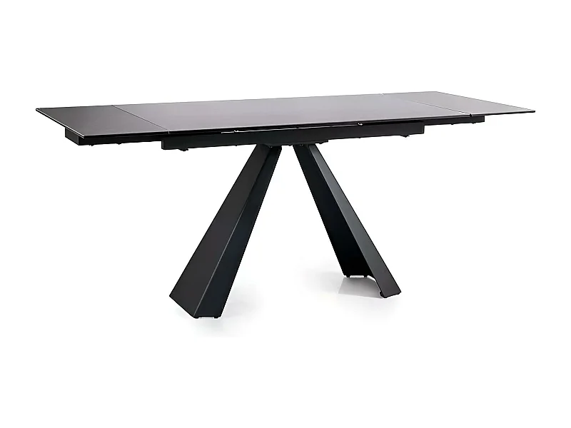 Esstisch Salvadore Alpi (90x120-180)/Keramik/Schwarz