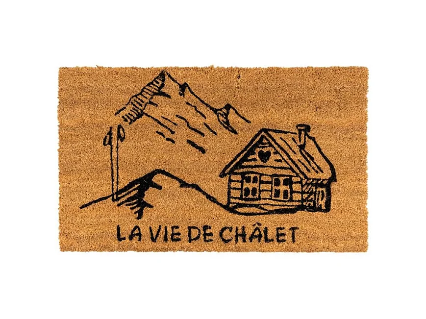 Paillasson en coco Vie de chalet
