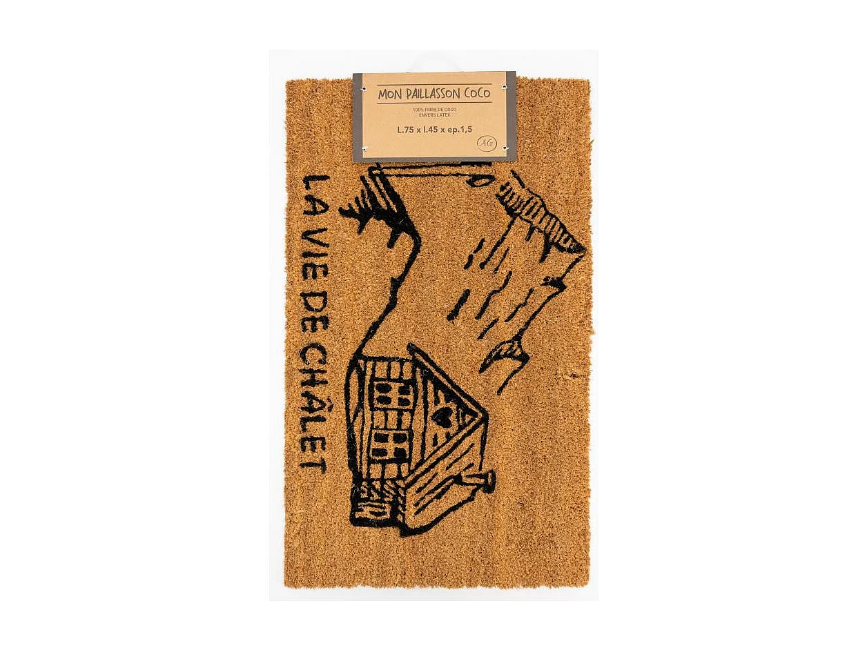 Paillasson en coco Vie de chalet