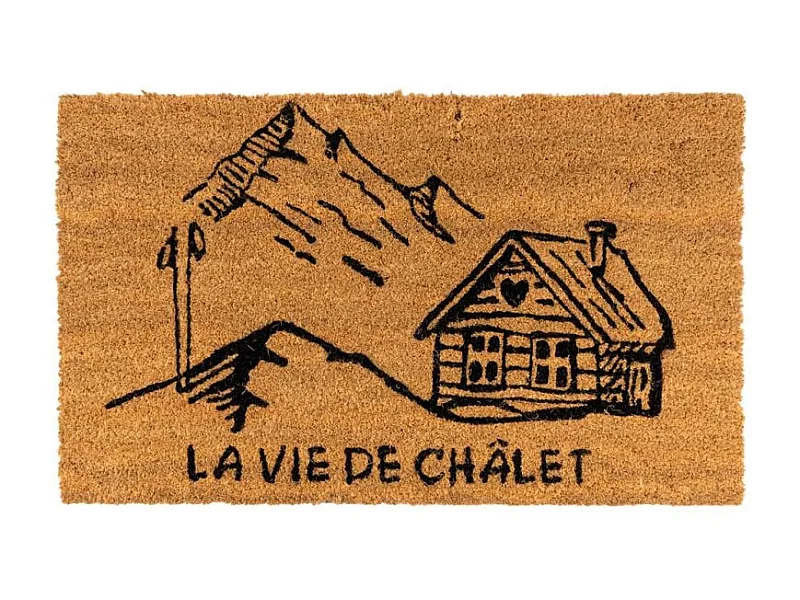 Paillasson en coco Vie de chalet
