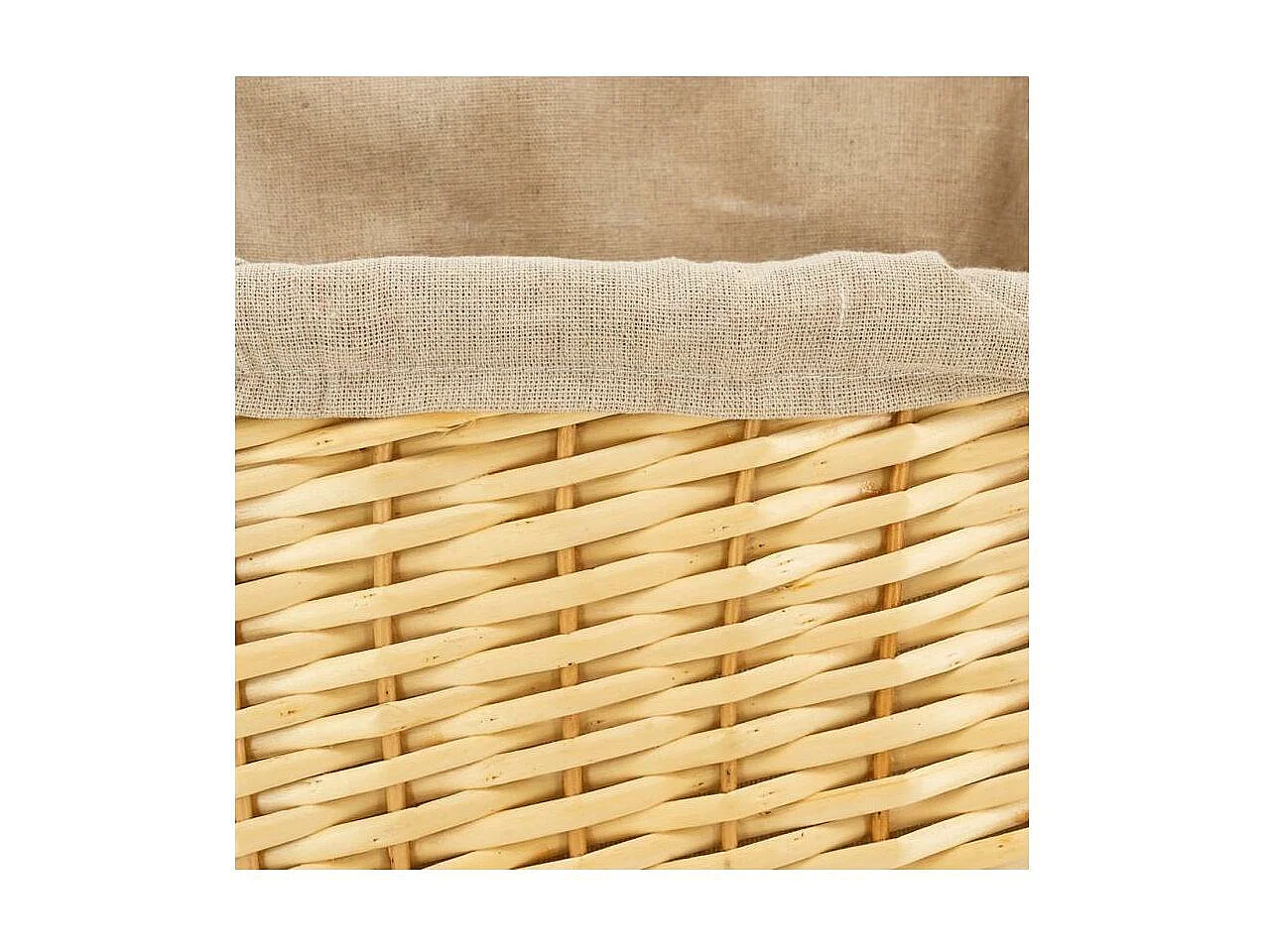 Porte-revues en osier naturel