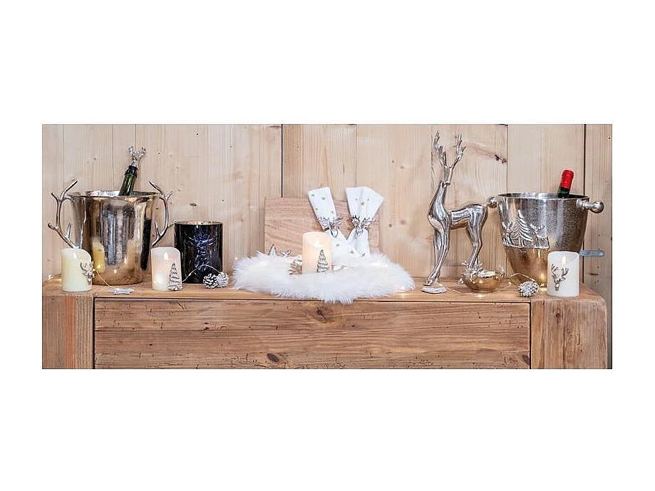 Corbeille en aluminium Sapin