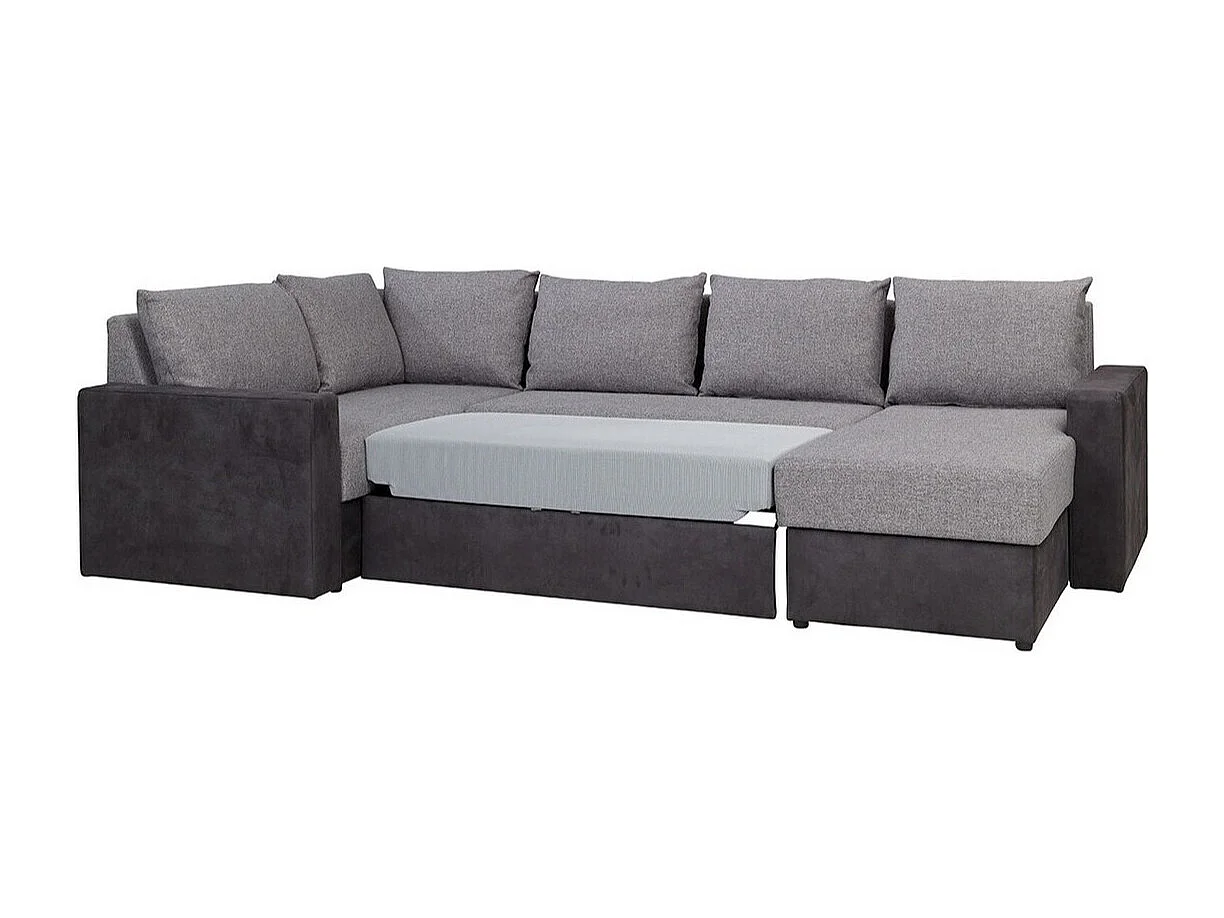 Sofá rinconero Providence 144, Función de descanso, Almacenaje, 300x188x89cm