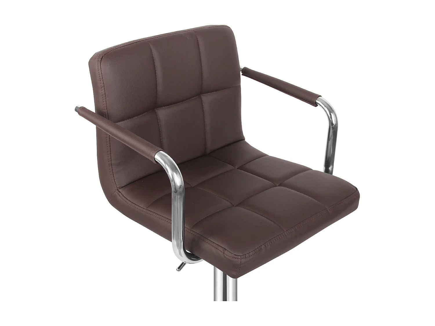 Tabouret de bar Jessy - Lot de 2 pièces - Hauteur réglable - Marron