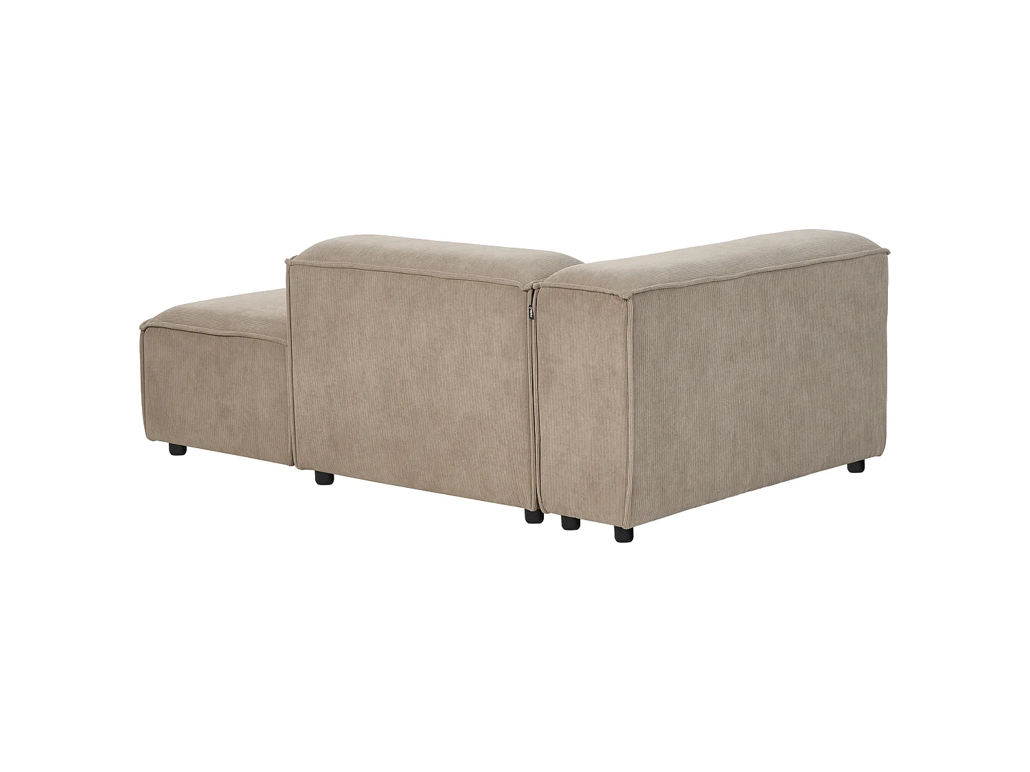 Modular Corner Sofa 4 Seater ARDAL Left Hand Light Brown Corduroy