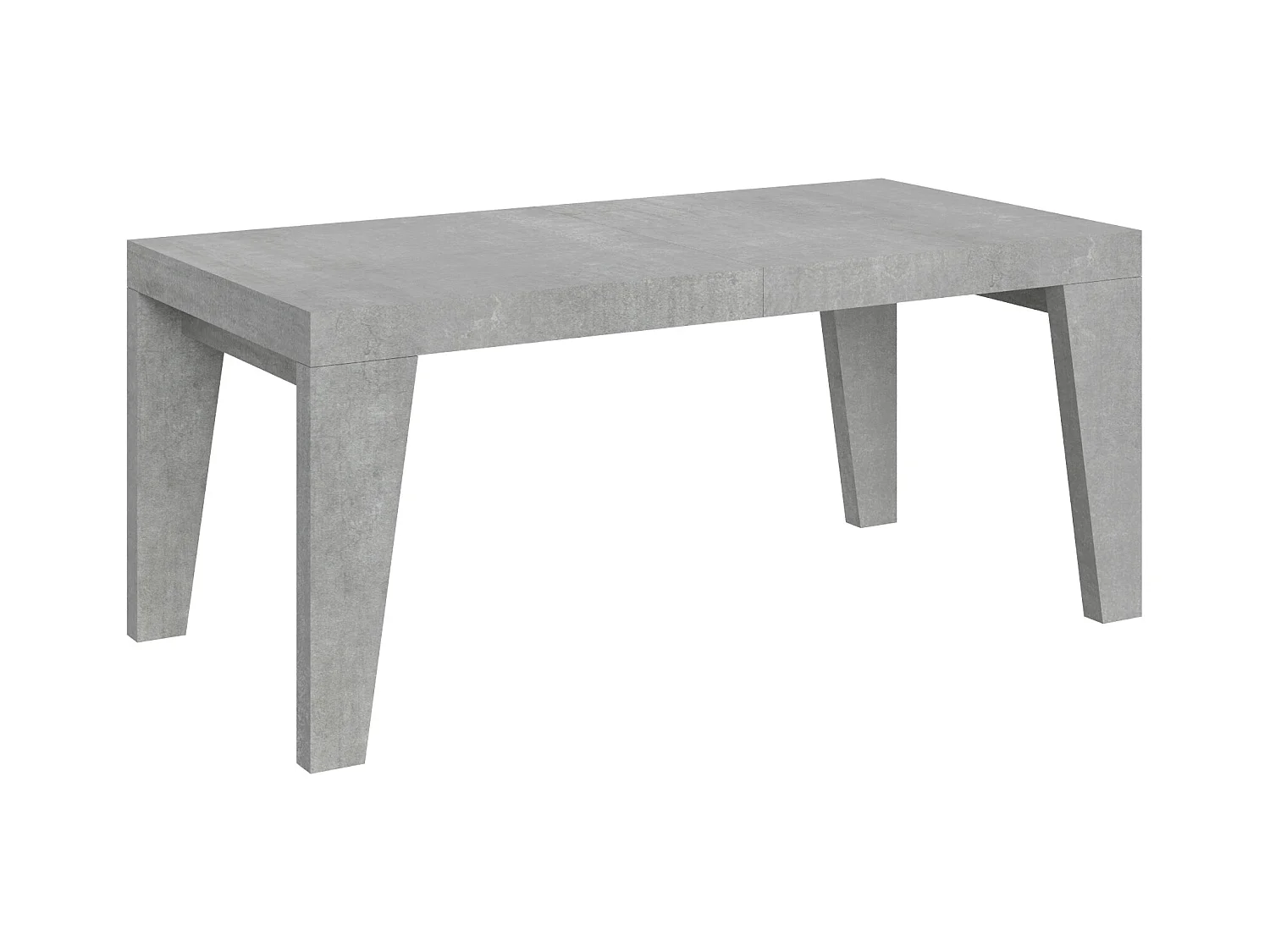 Table extensible 90x200/304 cm Naxy Gris Béton