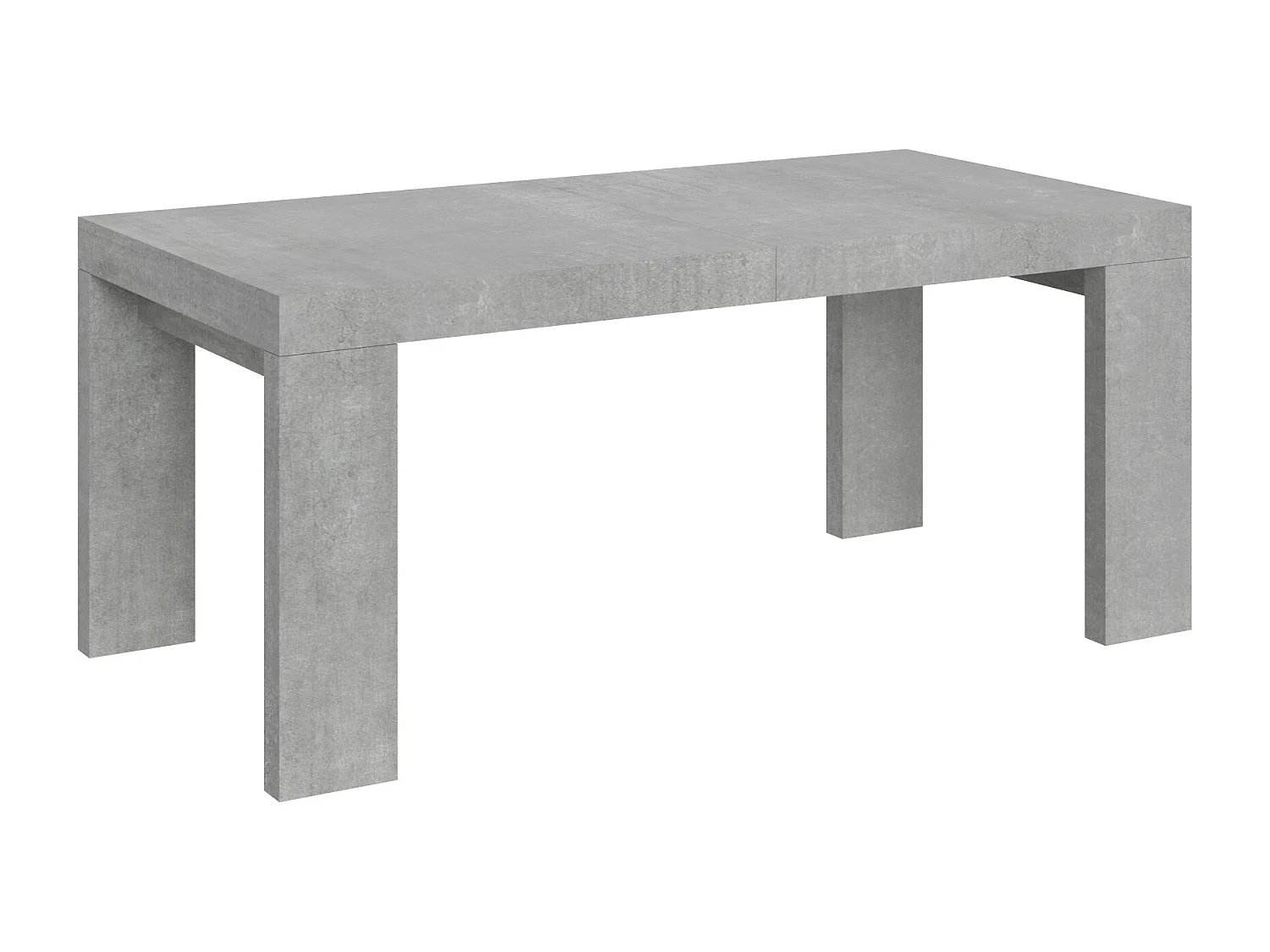 Roxell uitschuifbare tafel 200/304x90 cm beton
