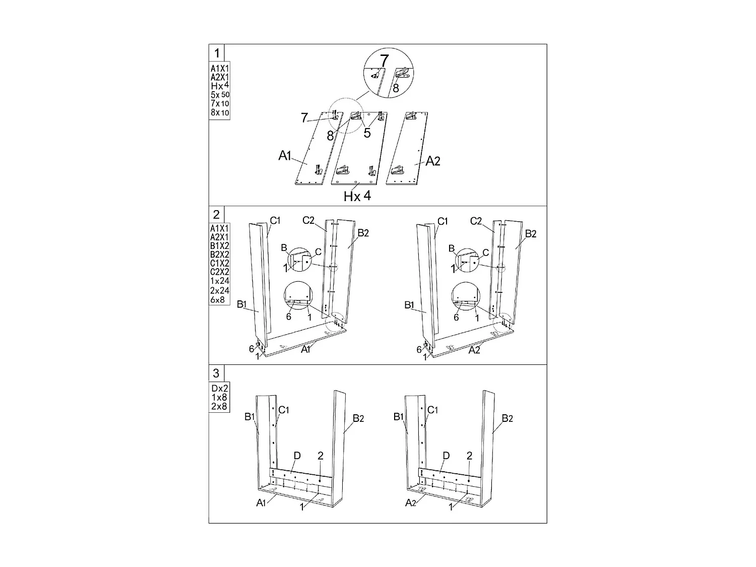 Table console extensible en bois - 2,35 m BELLI