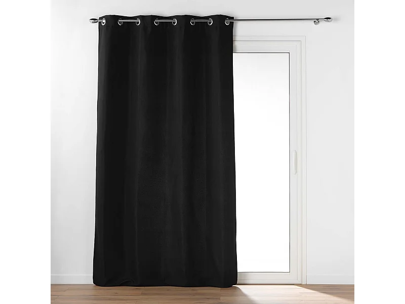 Rideau Isolant Thermique "Micropolar" 135x260cm Noir