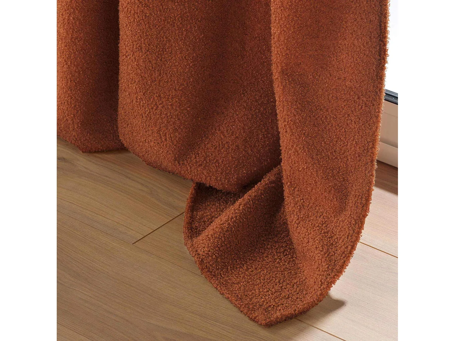 Cortina con Ojetes Wooly Bouclette Unida 140 x 240 cm