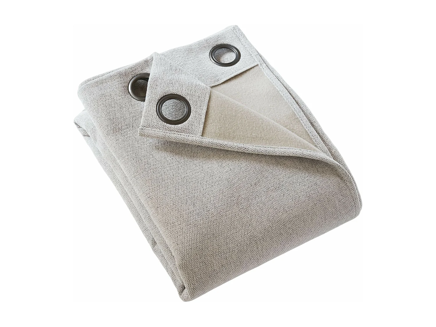 Rideau occultant thermique à oeillets 140x180 Beige