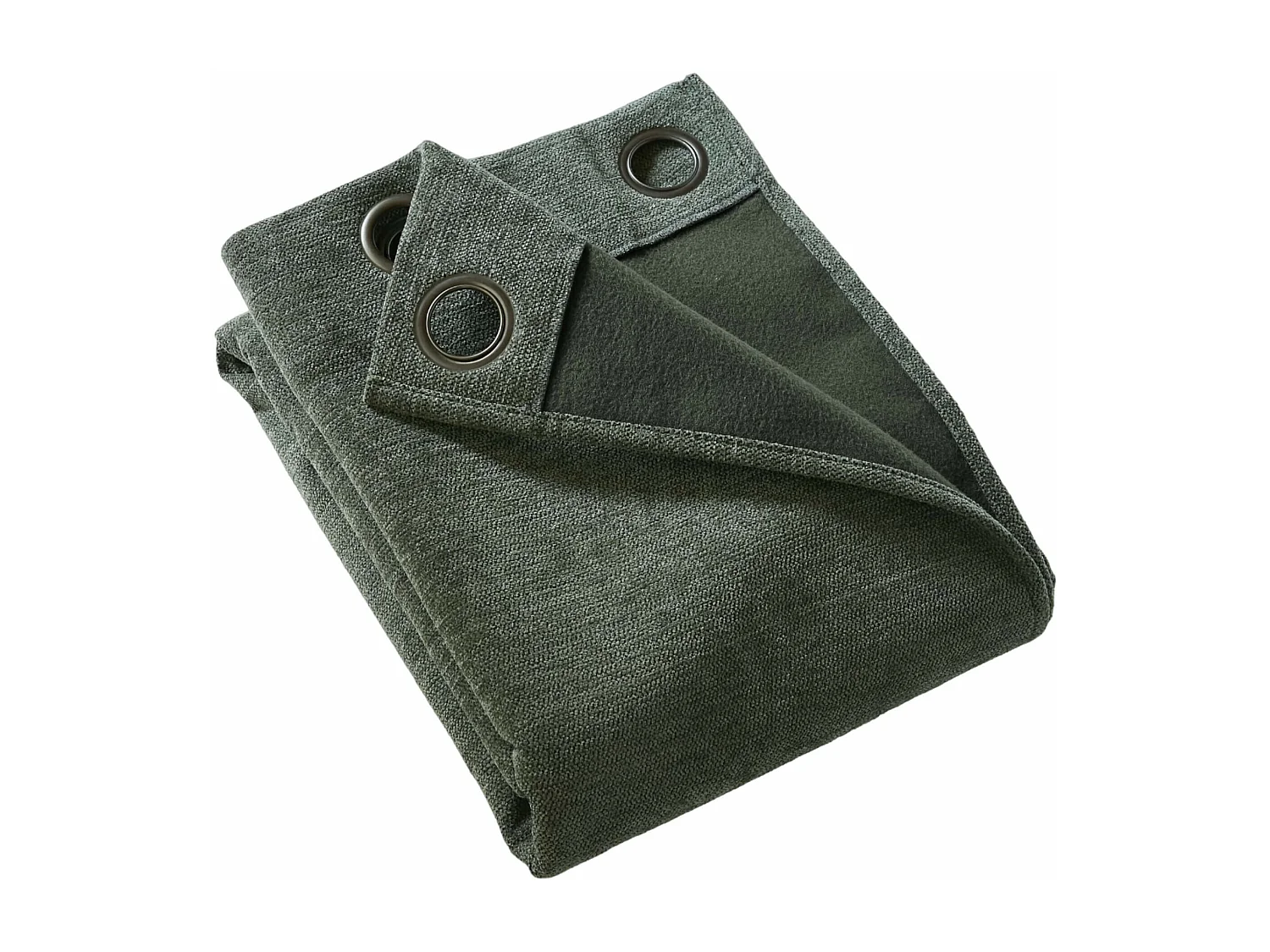 Rideau occultant thermique à oeillets 140x180 Vert