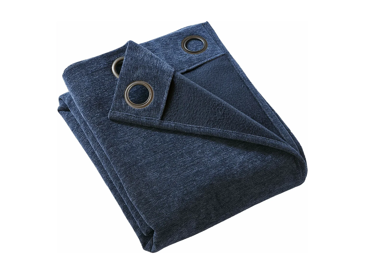 Rideau occultant thermique à oeillets 140x180 Bleu