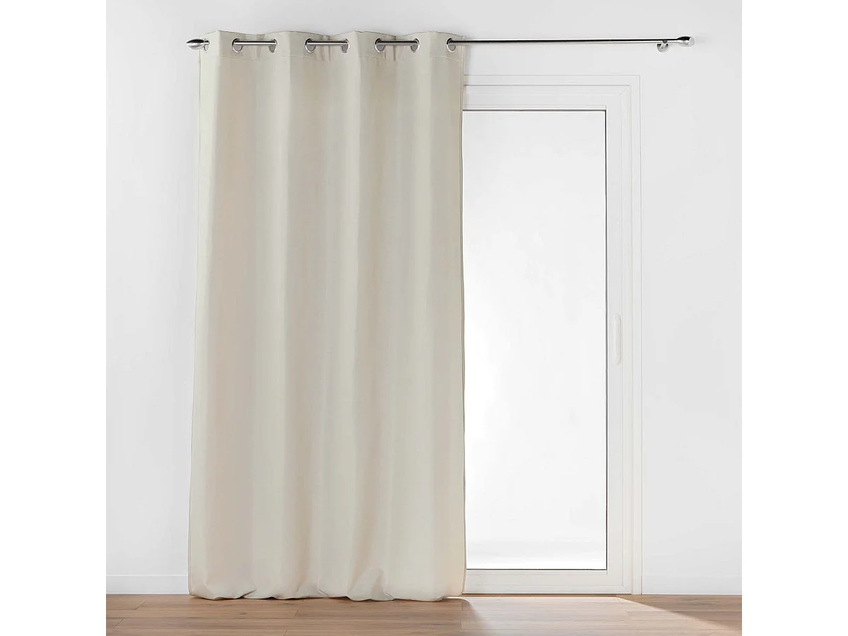 Rideau Isolant Thermique "Micropolar" 135x260cm Lin