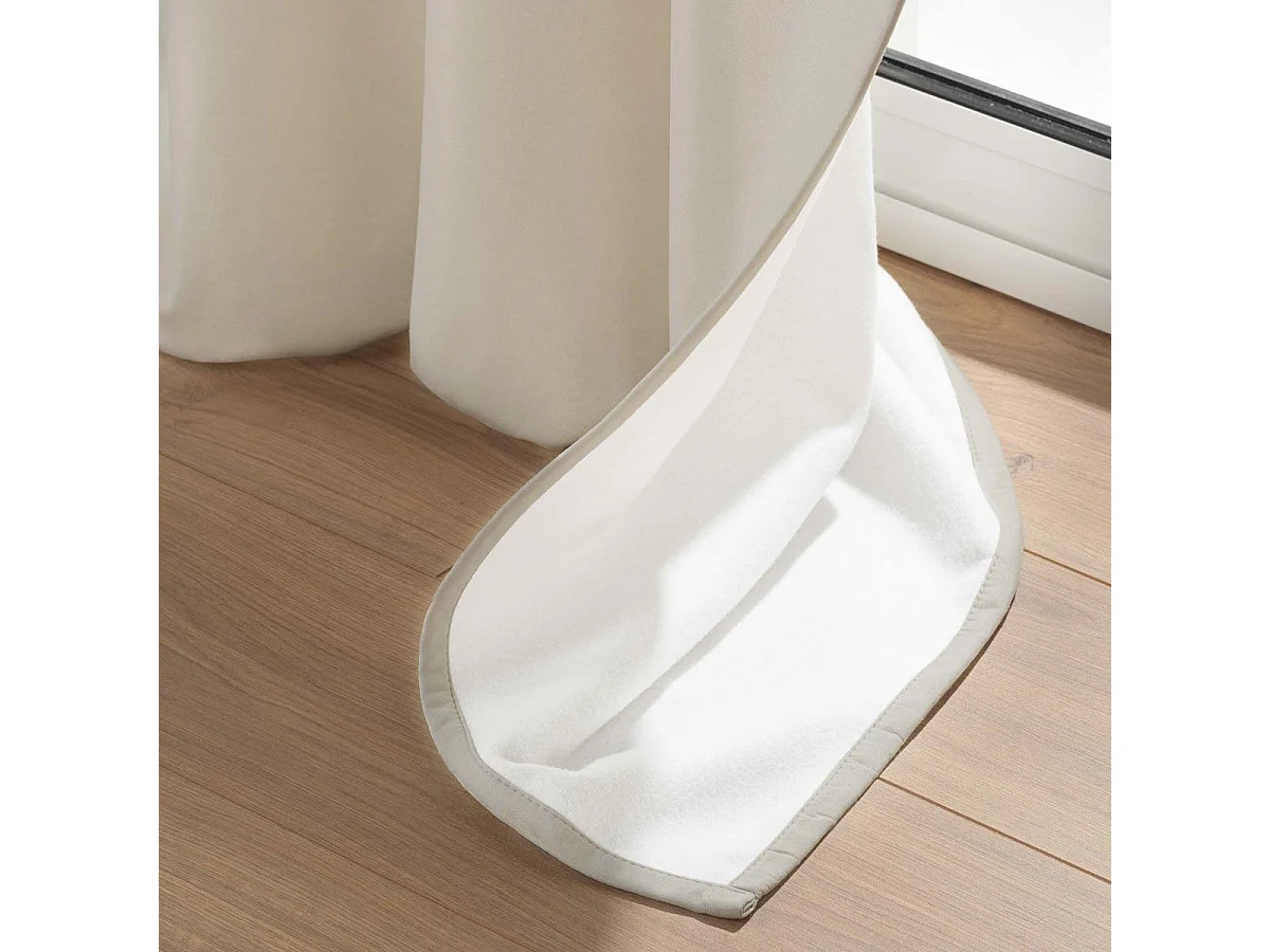 Rideau Isolant Thermique "Micropolar" 135x260cm Lin