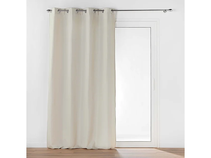 Rideau Isolant Thermique "Micropolar" 135x260cm Lin