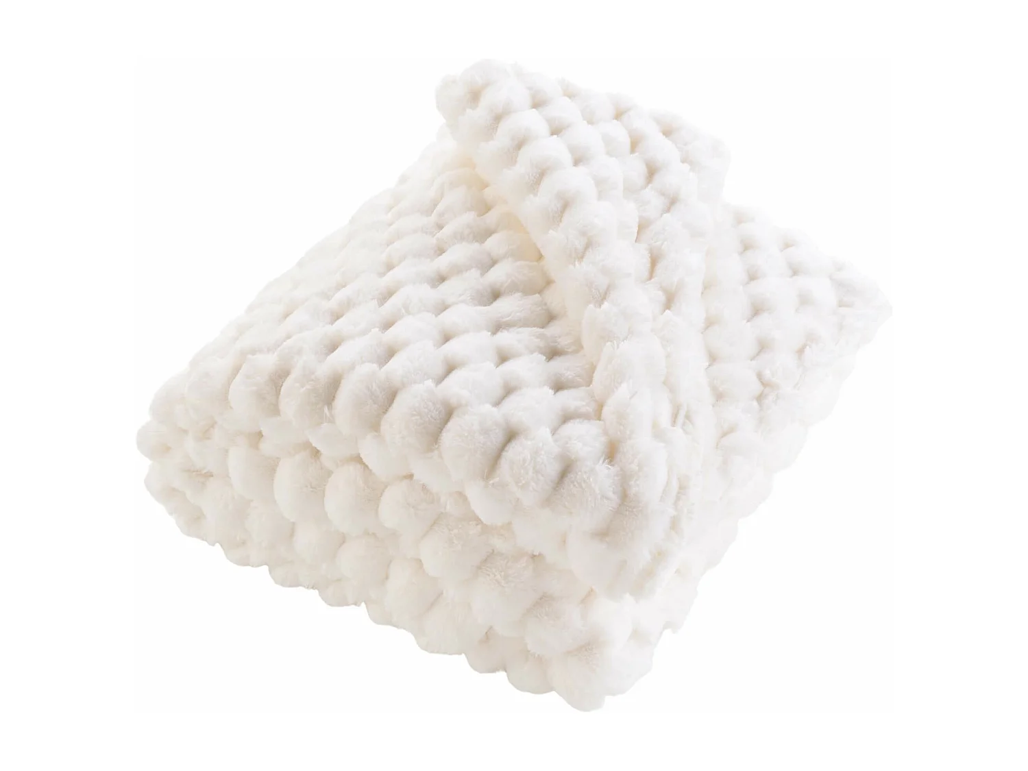 Plaid imitation fourrure/sherpa Frosty 180x220