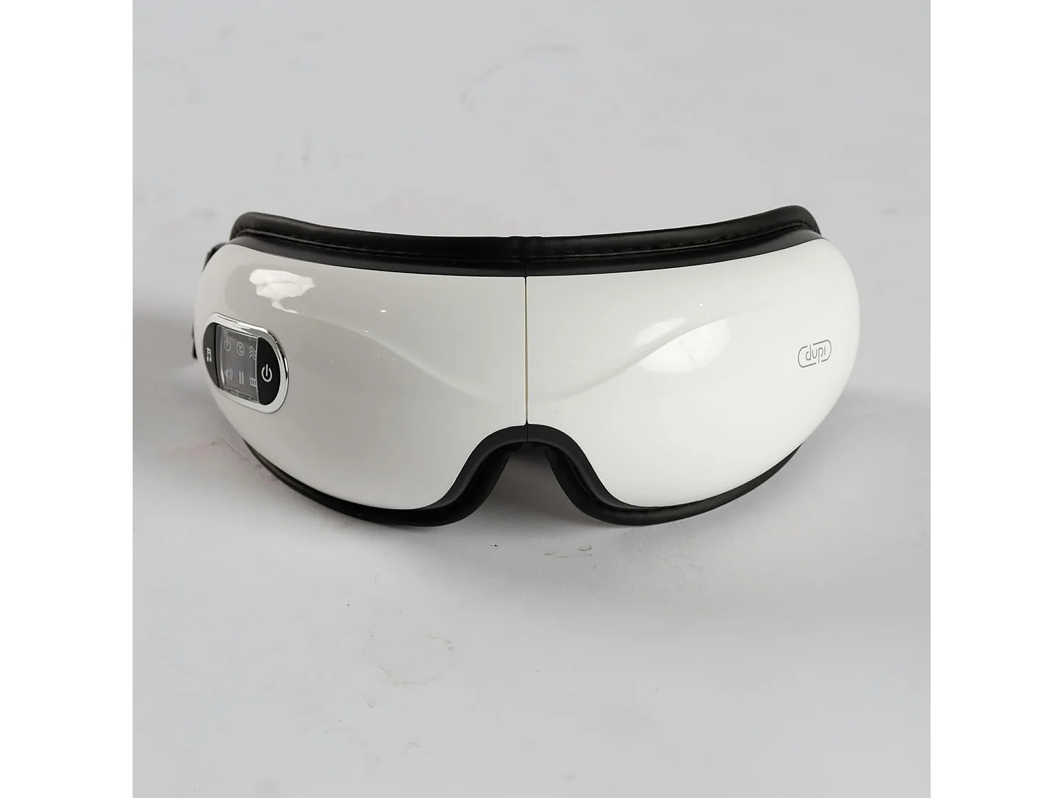 DUPI Masajeador de Ojos con Calor, Música Bluetooth, Masaje Vibratorio, Plegable, Alivio de Tensión Ocular, Ojos Secos, Mejora el Sueño