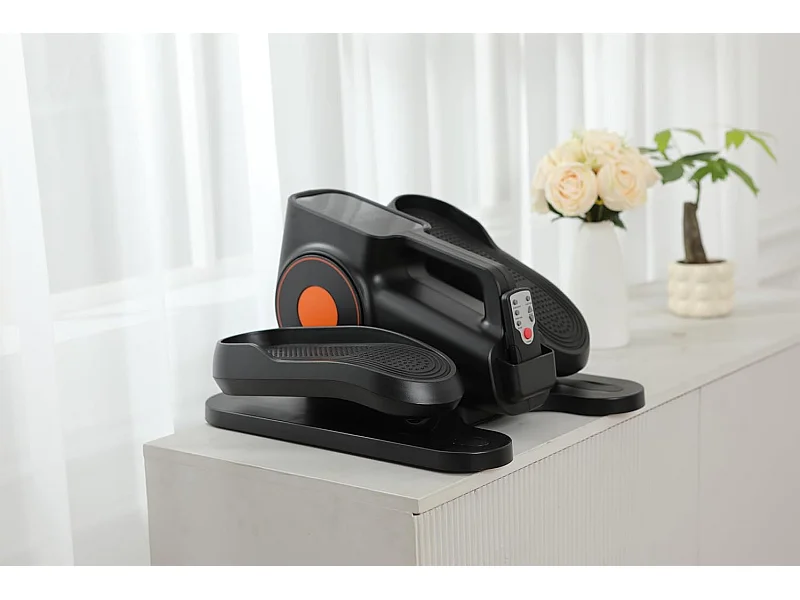 DUPI Ejercitador de Pedal Elíptico Portátil para Gimnasio en Casa u Oficina, Pantalla LCD, Control Remoto