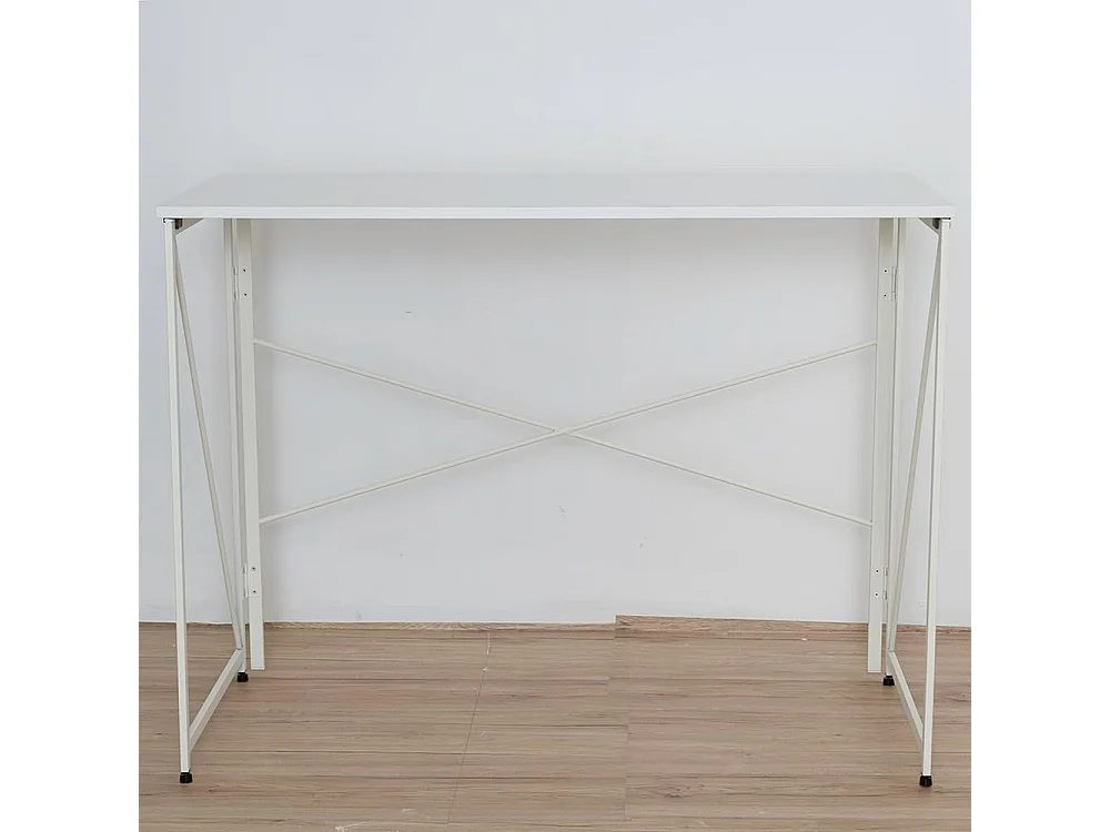DUPI Escritorio de Ordenador Plegable PRACTIC 100 x 50 cm (Blanco)