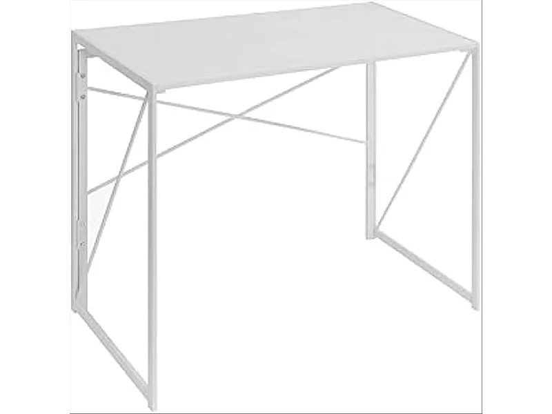 DUPI Escritorio de Ordenador Plegable PRACTIC 100 x 50 cm (Blanco)