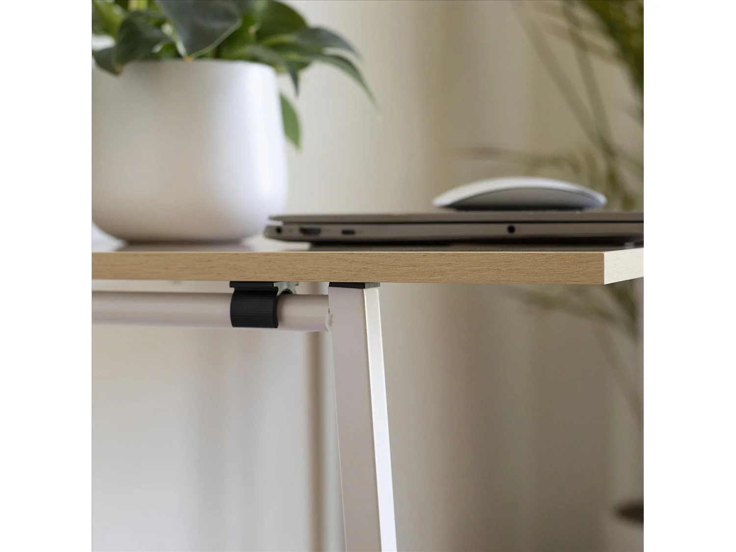 DUPI Mesa de Escritorio Plegable UTILITY 50 x 80 cm (Taupe)