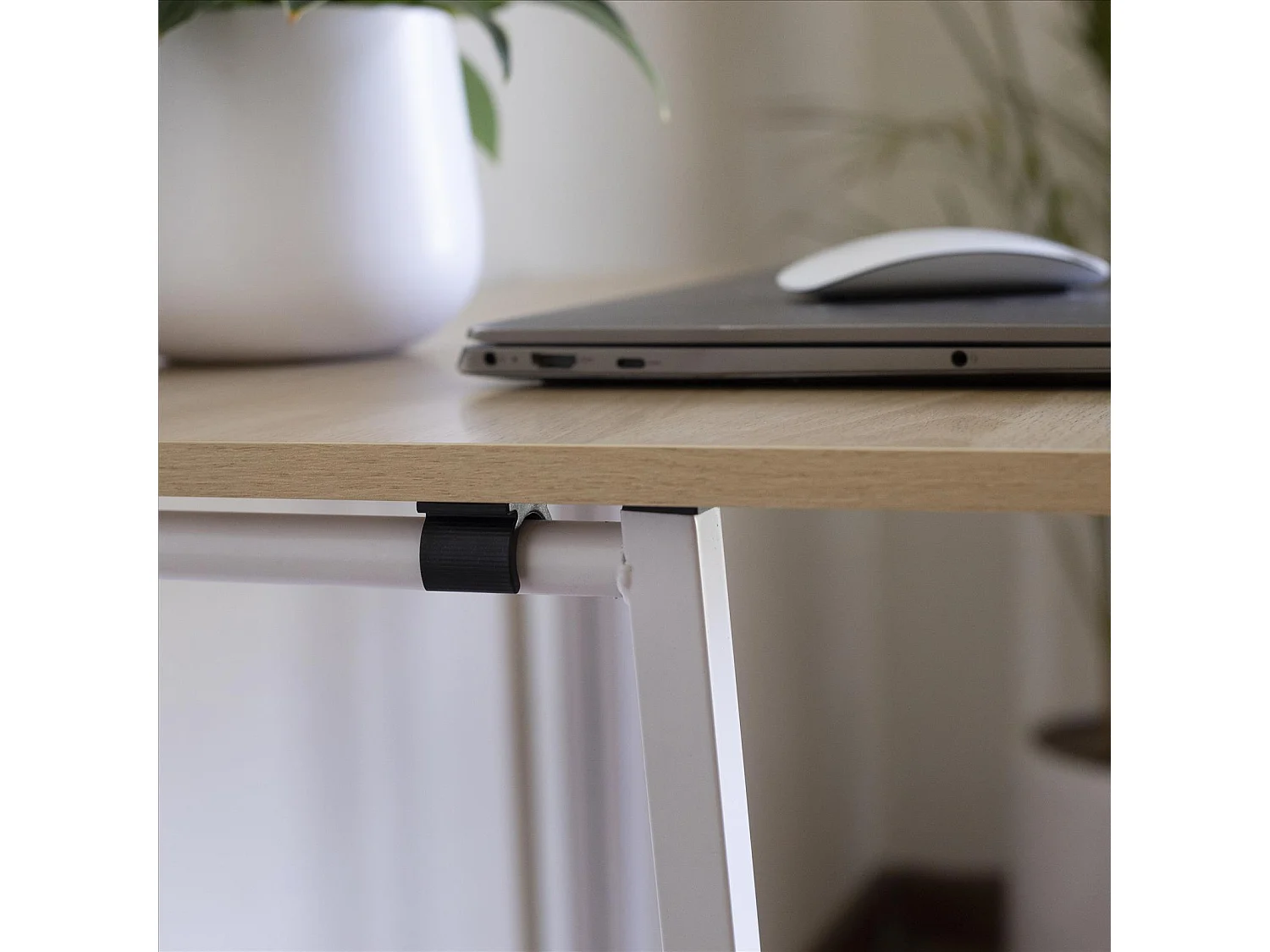 DUPI Mesa de Escritorio Plegable UTILITY 50 x 80 cm (Taupe)