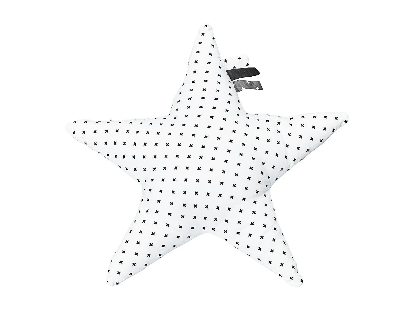 Coussin étoile 30x8cm en coton blanc CHAO CHAO - Sauthon