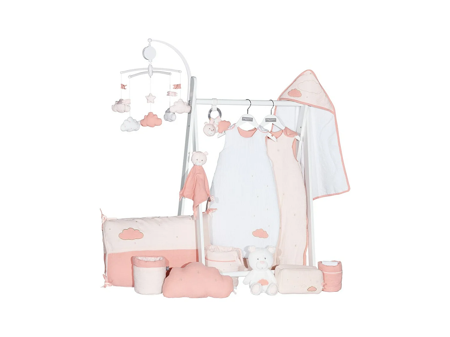 Coussin nuage en coton LILY - Sauthon