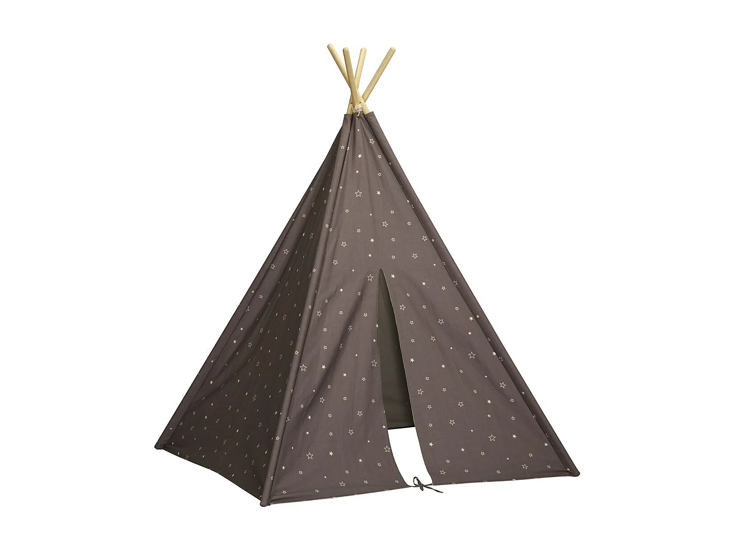 Tipi en toile en coton gris LAZARE - Sauthon