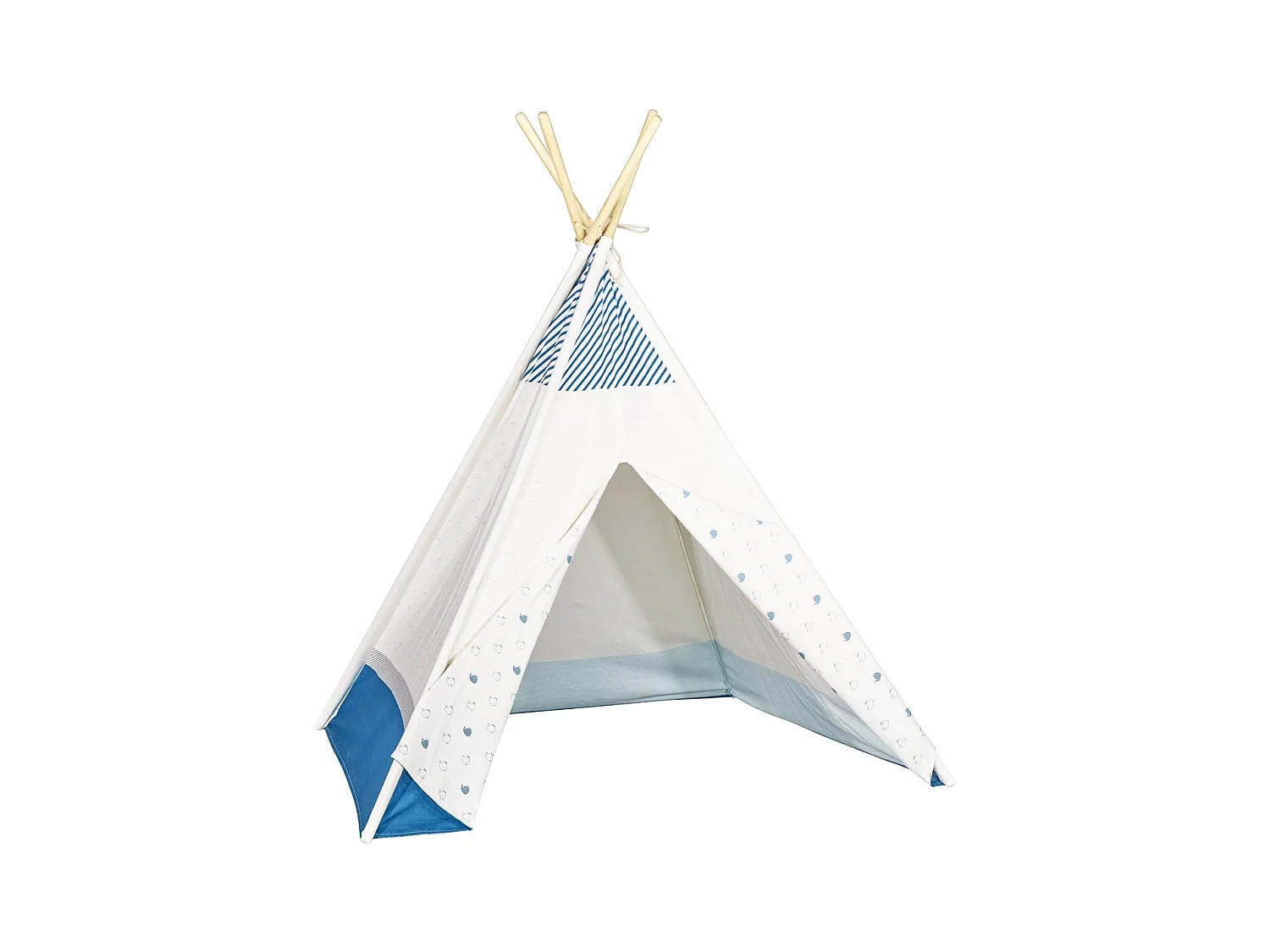 Tepee in tela di cotone bianca