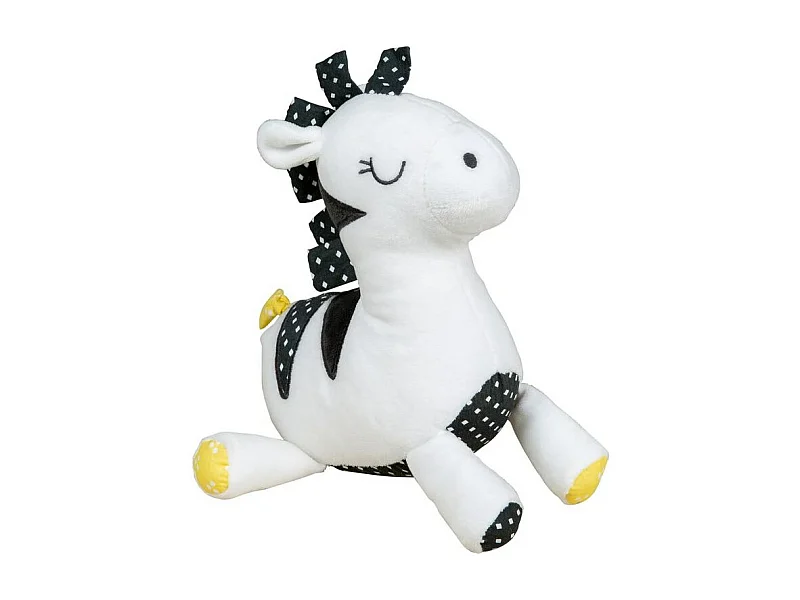 Peluche de terciopelo blanco